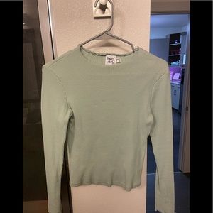 Princess Polly Light Green Long Sleeve